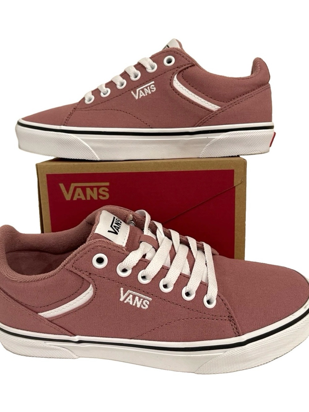 Vans Seldan Women's size 7.5 Dusky Rose Pink style VN000DBBF0D NIB